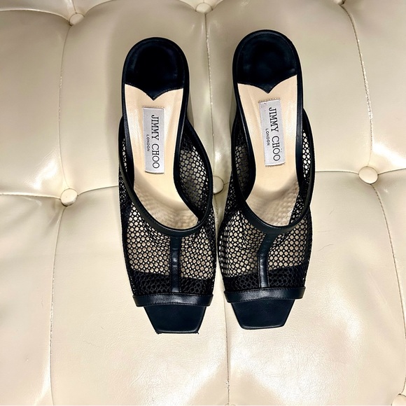 Jimmy Choo black mules - Picture 4 of 8